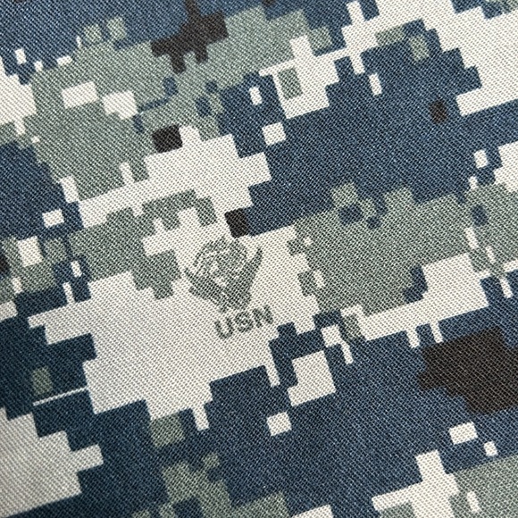 U S Navy military jacket. Blue and gray digital camo print. Size XS. - Picture 8 of 8